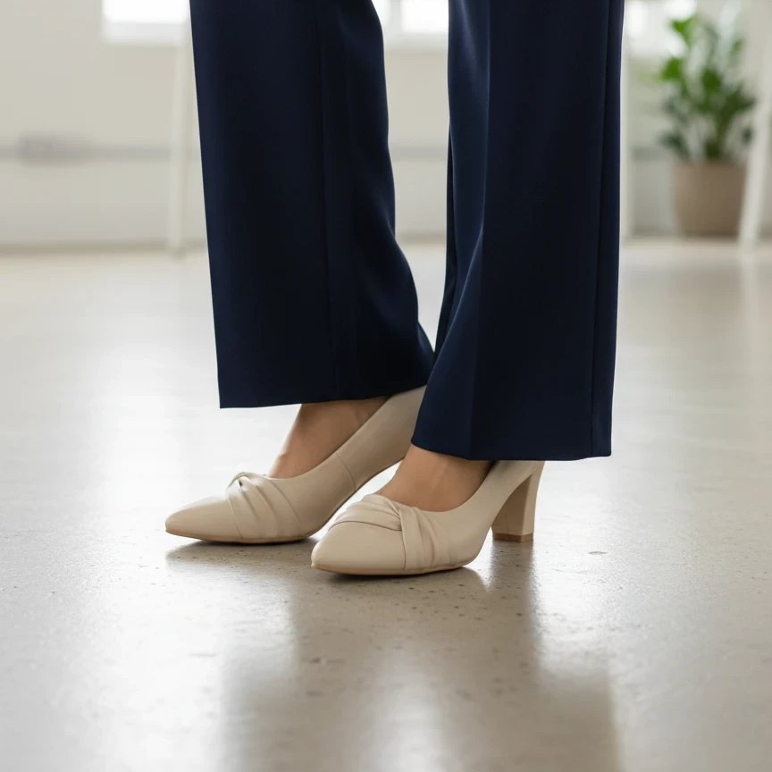 Coat Shoes Imported Heels