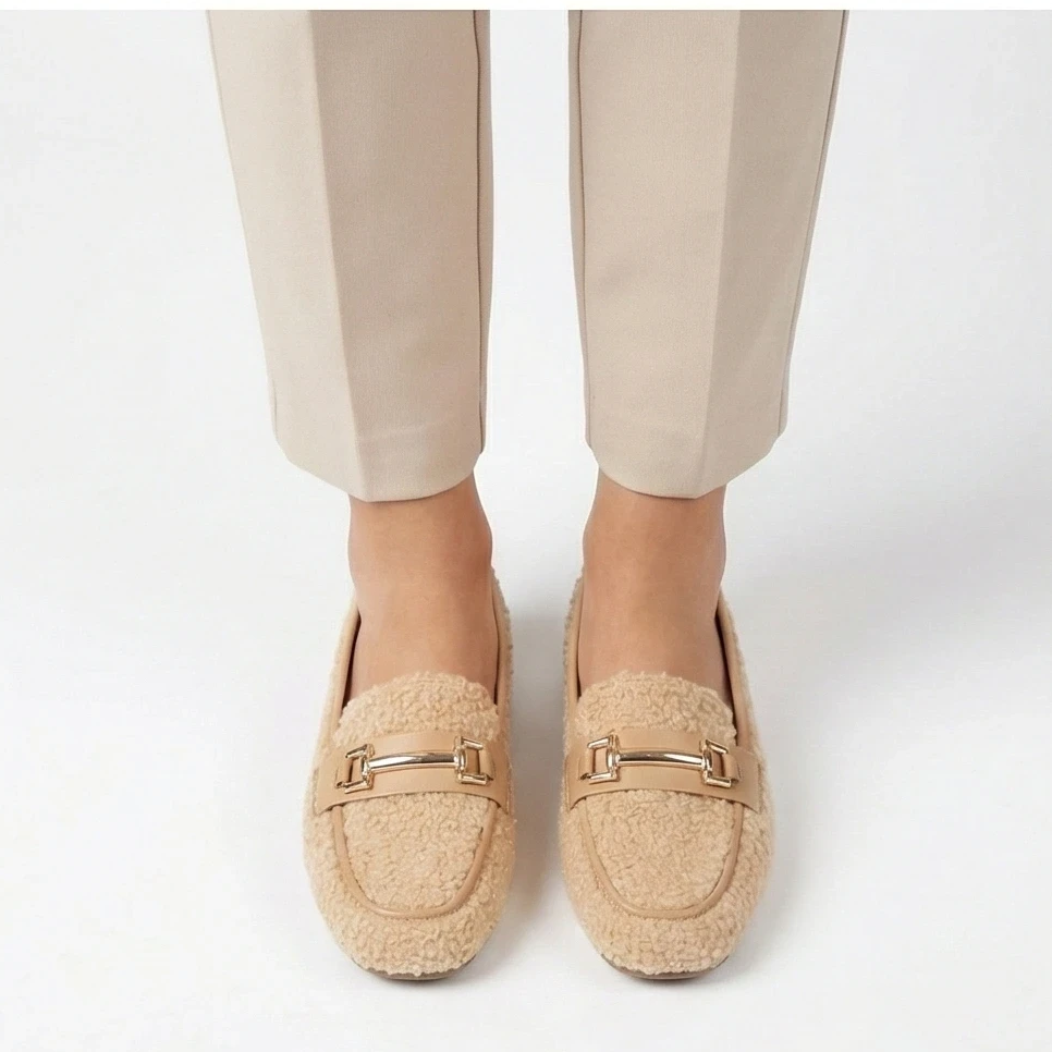 Beige Teddy Bear Pump