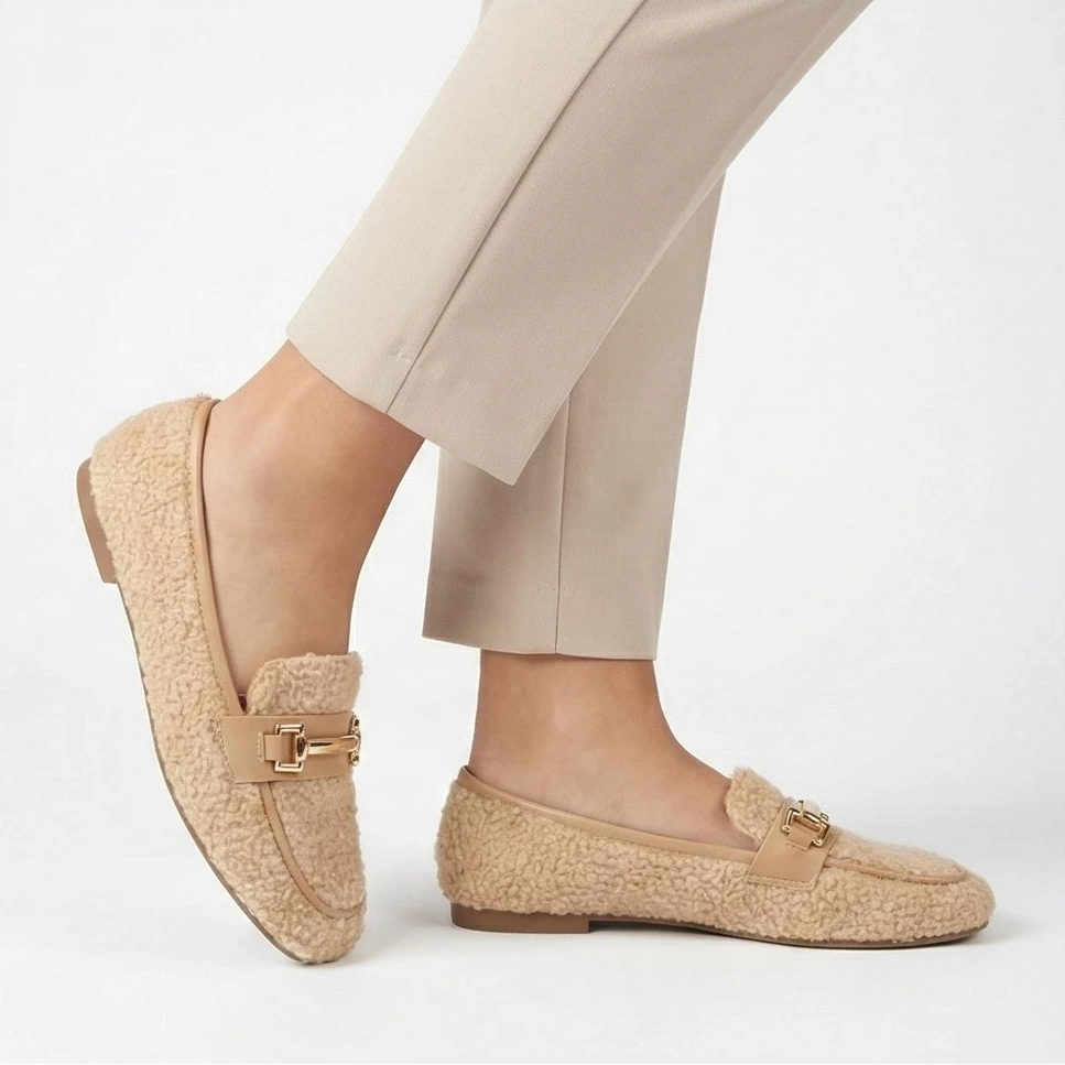 Beige Teddy Bear Pump