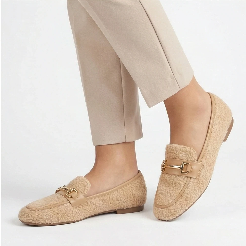 Beige Teddy Bear Pump