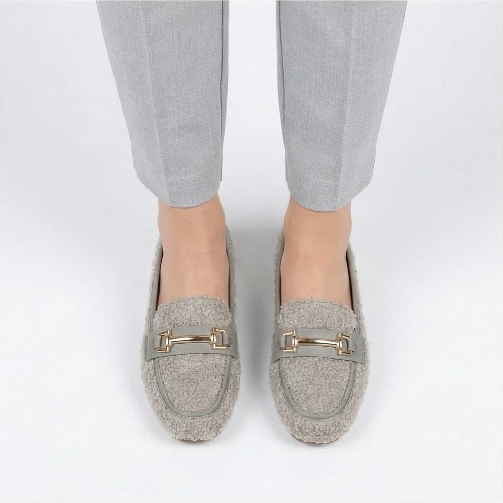 Grey Teddy Bear Pump