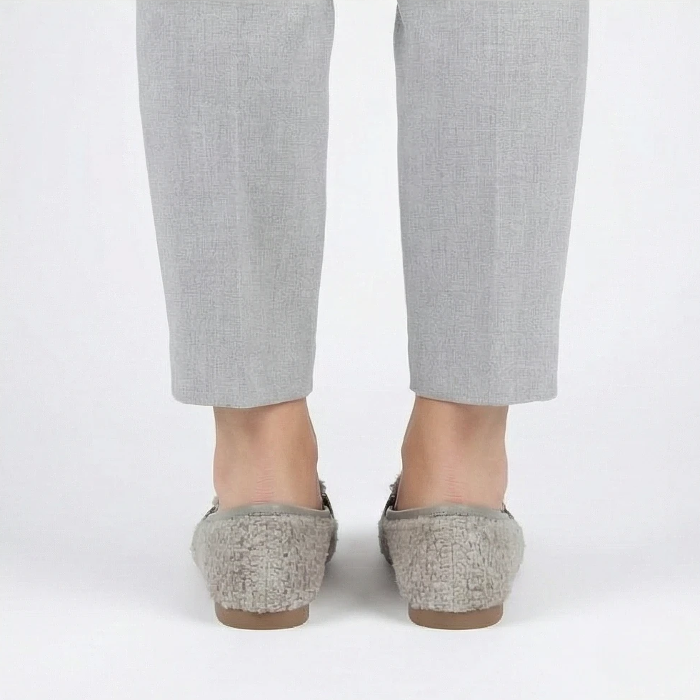 Grey Teddy Bear Pump